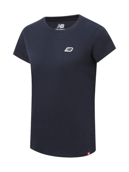 NEW BALANCE Small Logo Tee Damen T-Shirt | L | blau