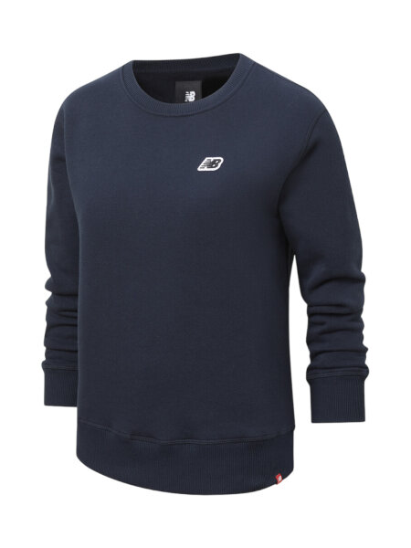 NEW BALANCE Small Logo Crew Damen Sweater | S | blau