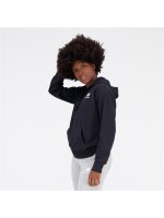 NEW BALANCE W Essentials Stacked Logo Full Zip Hoodi | L | schwarz