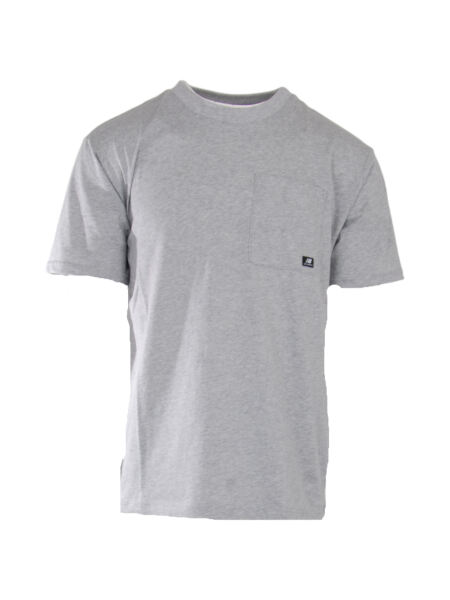 NEW BALANCE Essentials Reimagined Cotton Jersey Short Sleeve Herren Shirt Athletic Grey Gr. M