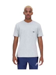 NEW BALANCE Essentials Reimagined Cotton Jersey Herren T-Shirt Athletic Grey M