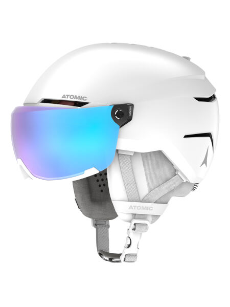 ATOMIC Savor Visor Stereo Skihelm Uni | 51-55cm | weiss