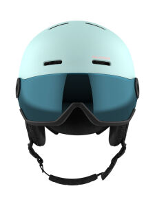 SALOMON Orka Visor Skihelm Kinder 23/24 Bleached Aqua Gr. 49-53