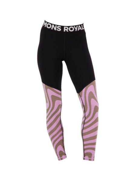 MONS ROYALE Cascade Merino Flex 200 Damen Leggings | L | pink