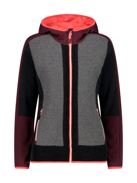 CMP Fix Hood Damen Tourenjacke | 44 | rot