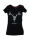 ANDRÉ ZECHMANN Basic Deer Damen T-Shirt | S | schwarz