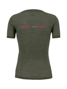 KARPOS Coppolo Merino Damen T-Shirt | L | grün