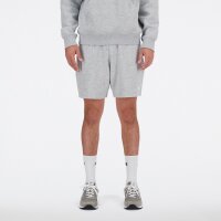 NEW BALANCE French Terry Herren  Shorts | L | grau