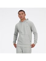 NEW BALANCE Tech Knit  Pull Over Hoodie Herren Kapuz | M | grau