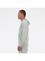 NEW BALANCE Tech Knit  Pull Over Hoodie Herren Kapuz | M | grau