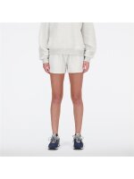 NEW BALANCE French Terry Damen Shorts | S | grau