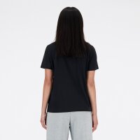 NEW BALANCE Jersey Small Logo Damen T-Shirt | L | silber