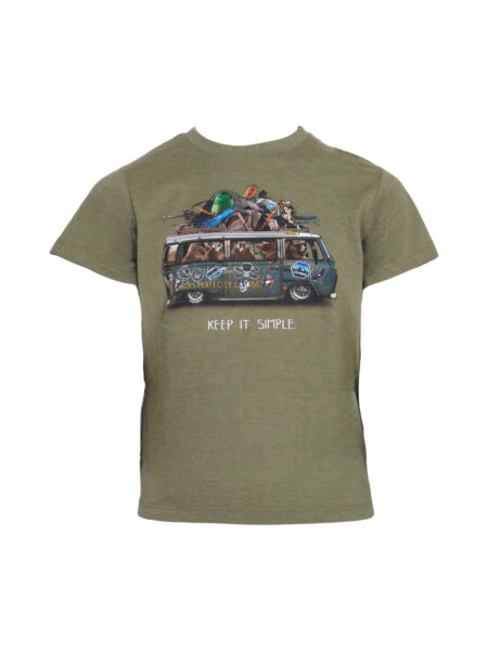 SCHLADMING Teddy Van Kinder T-Shirt | 140/10J | grün