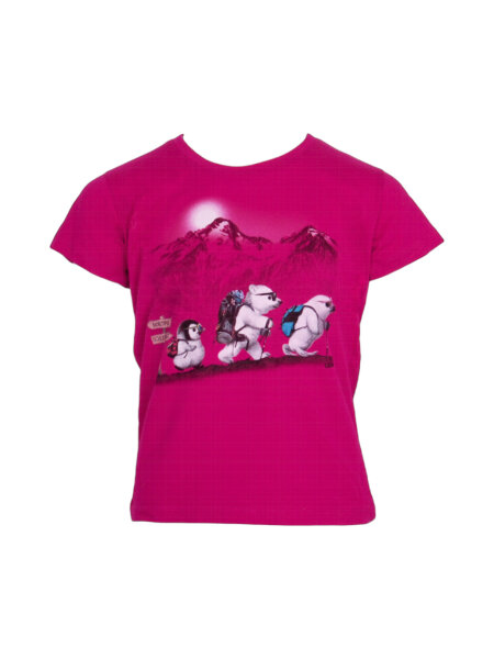 SCHLADMING Polar Friends Trek Girls Kinder T-Shirt | 128/8J | pink