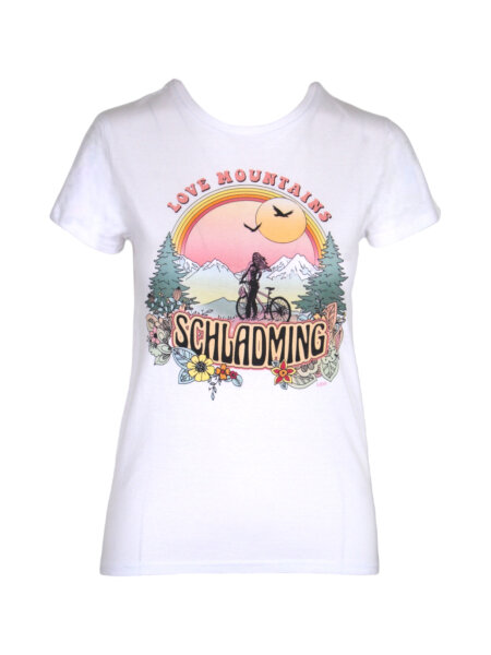 SCHLADMING Love Mountin MTB Damen T-Shirt | L | weiss