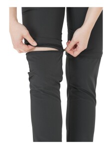 WHISTLER Gerd Damen Zip Off Outdoor Hose asphalt 40