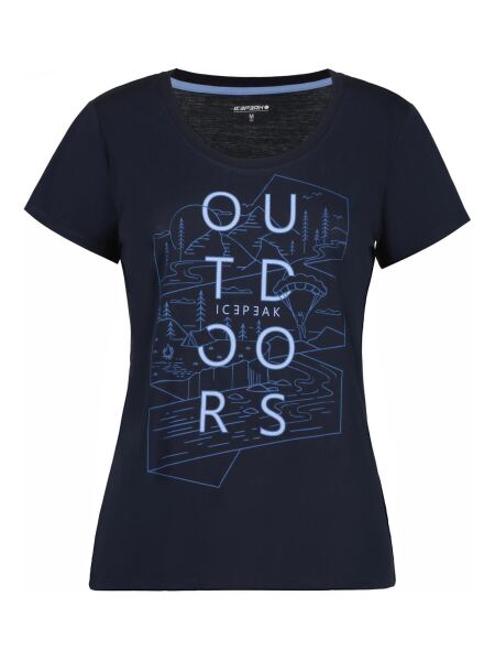 ICEPEAK Belcher Damen T-Shirt Dark Blue Gr. S