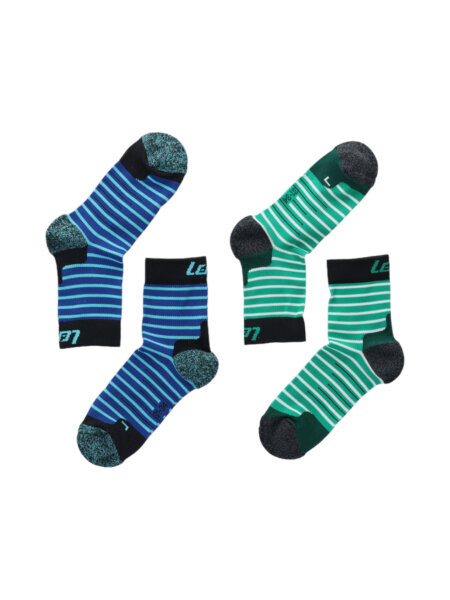 LENZ Outdoor Kids 1.0 2er Pack Wandersocken | 27-30 | blau