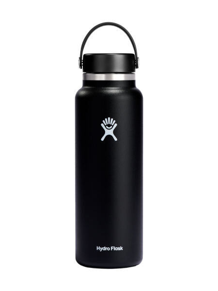 HYDRO FLASK 40 oz Wide Mouth Flex Cap | 1182 ml | schwarz