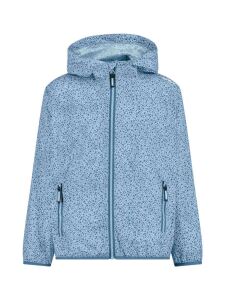 CMP Kinder Regenjacke mit Tasche zum Verstauen | 128/8J | sky