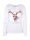 ANDRÉ ZECHMANN Deer Damen langarm T-Shirt | M | weiss