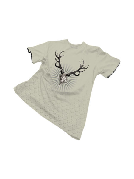 ANDRÉ ZECHMANN Madonna   Herren T-Shirt beige Gr. 50/M