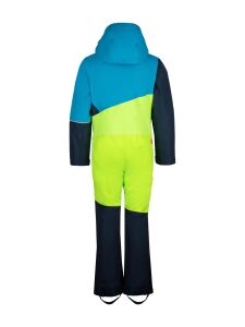 TROLLKIDS Hallingdal Kinder Schneeanzug Overall cool lime/vivid blue/nigh Gr. 116/6J