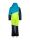 TROLLKIDS Hallingdal Kinder Schneeanzug Overall cool lime/vivid blue/nigh Gr. 116/6J