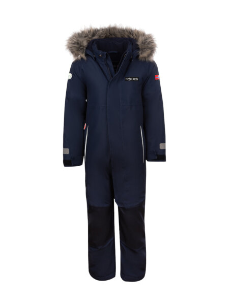 TROLLKIDS Kids Kirkenes Snowsuit | 92 | blau