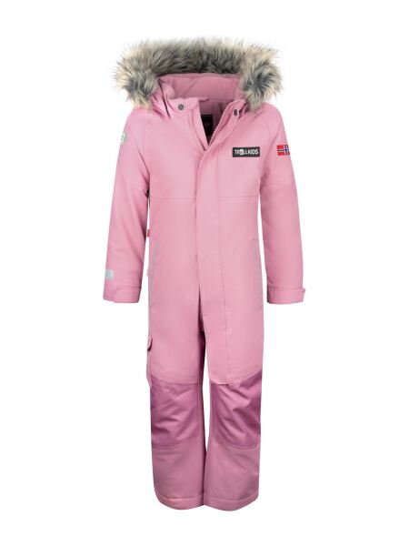 TROLLKIDS Kirkenes Kinder Schneeanzug Overall mauve 92/2J