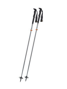 KOMPERDELL FX Lite Ti Vario 115-135cm Wanderstöcke silber/orange Gr. 115-135