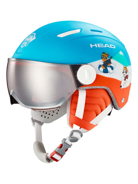 HEAD Mojo Set Kinder Skihelm mit Visier paw Gr. X
