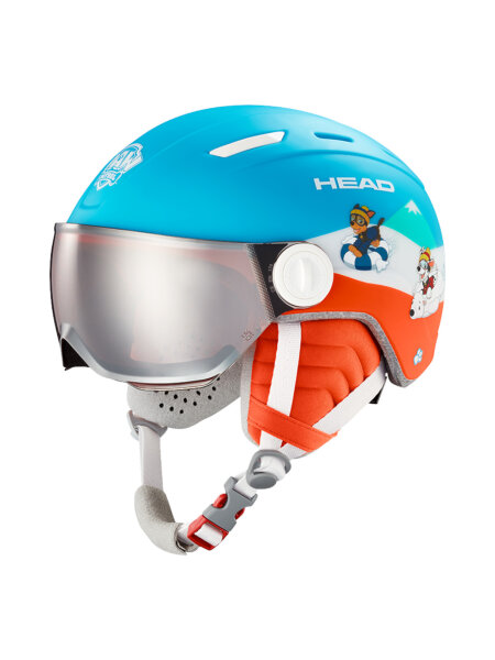 HEAD Mojo Set Kinder Skihelm mit Visier | XS/S | blau