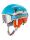 HEAD Mojo Set Kinder Skihelm und Skibrille paw Gr. X