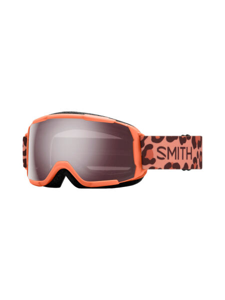 SMITH GROM Kinder Skibrille | O/S | CORAL CHEETAH PRINT 22