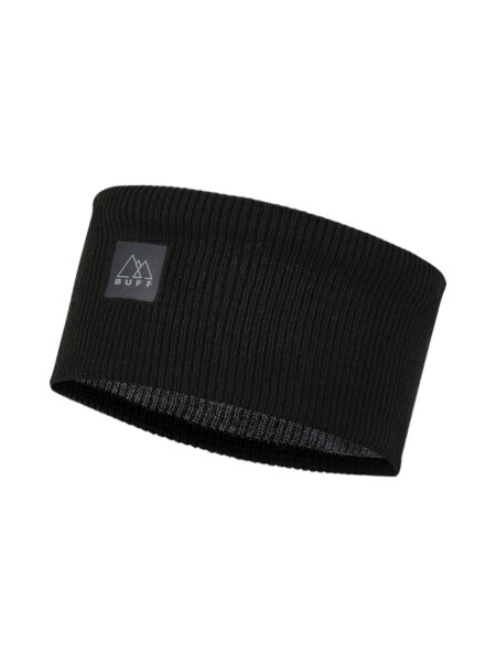 BUFF Crossknit Stirnband solid black