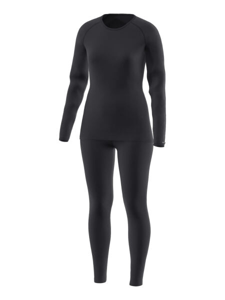 LÖFFLER Transtex Merino Set Shirt und Hose Lang Skiunterwäsche | 40 | black