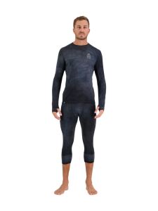 MONS ROYALE Cascade Merino Flex 200 Herren Langarm Shirt Skiunterwäsche black storm wash XL