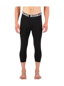 MONS ROYALE Cascade Merino Flex 200 3/4 Herren Hose Skiunterwäsche black L