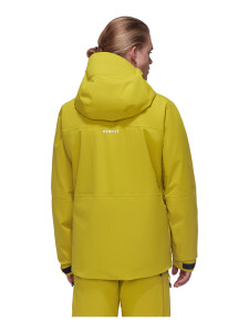 MAMMUT Stoney HS Thermo Herren Hardshell Skijacke mit Kapuze aura/black XL