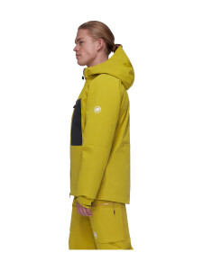 MAMMUT Stoney HS Thermo Herren Hardshell Skijacke mit Kapuze aura/black XL