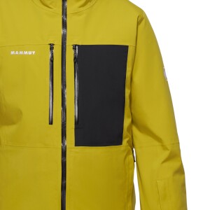 MAMMUT Stoney HS Thermo Herren Hardshell Skijacke mit Kapuze aura/black XL