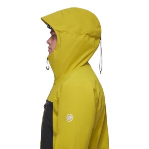 MAMMUT Stoney HS Thermo Herren Hardshell Skijacke mit Kapuze aura/black XL