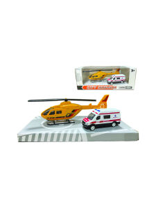 GIRST Spielset Helicopter gelb