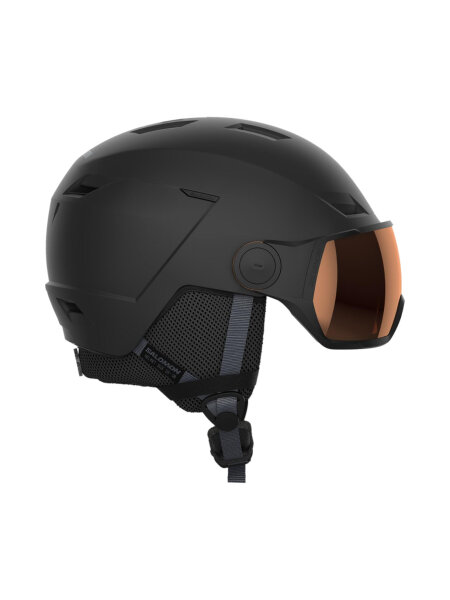 SALOMON Pioneer LT Visor RTL Skihelm | S | schwarz