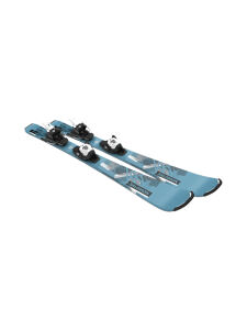 SALOMON QST Jr M Ski + L6 GW J2 8 Skiset | 130 | silber