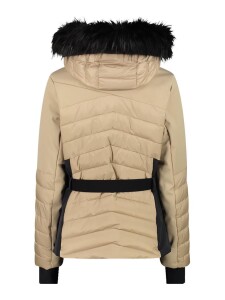 CMP Damen Skijacke mit abnehmbarer Kapuze | 36 | beige