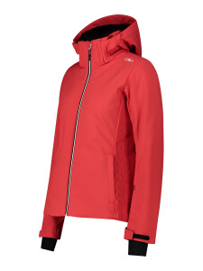 CMP Damen Softshell Skijacke mit abnehmbarer Kapuze corallo 36