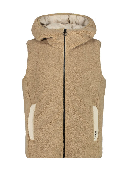 CMP Woman Vest Fix Hood | D36 | beige