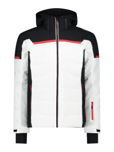 CMP Herren Skijacke mit abnehmbarer Kapuze | 52 | weiss